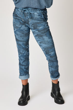 Soft Camo Pants with Mini Stars