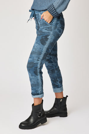 Soft Camo Pants with Mini Stars