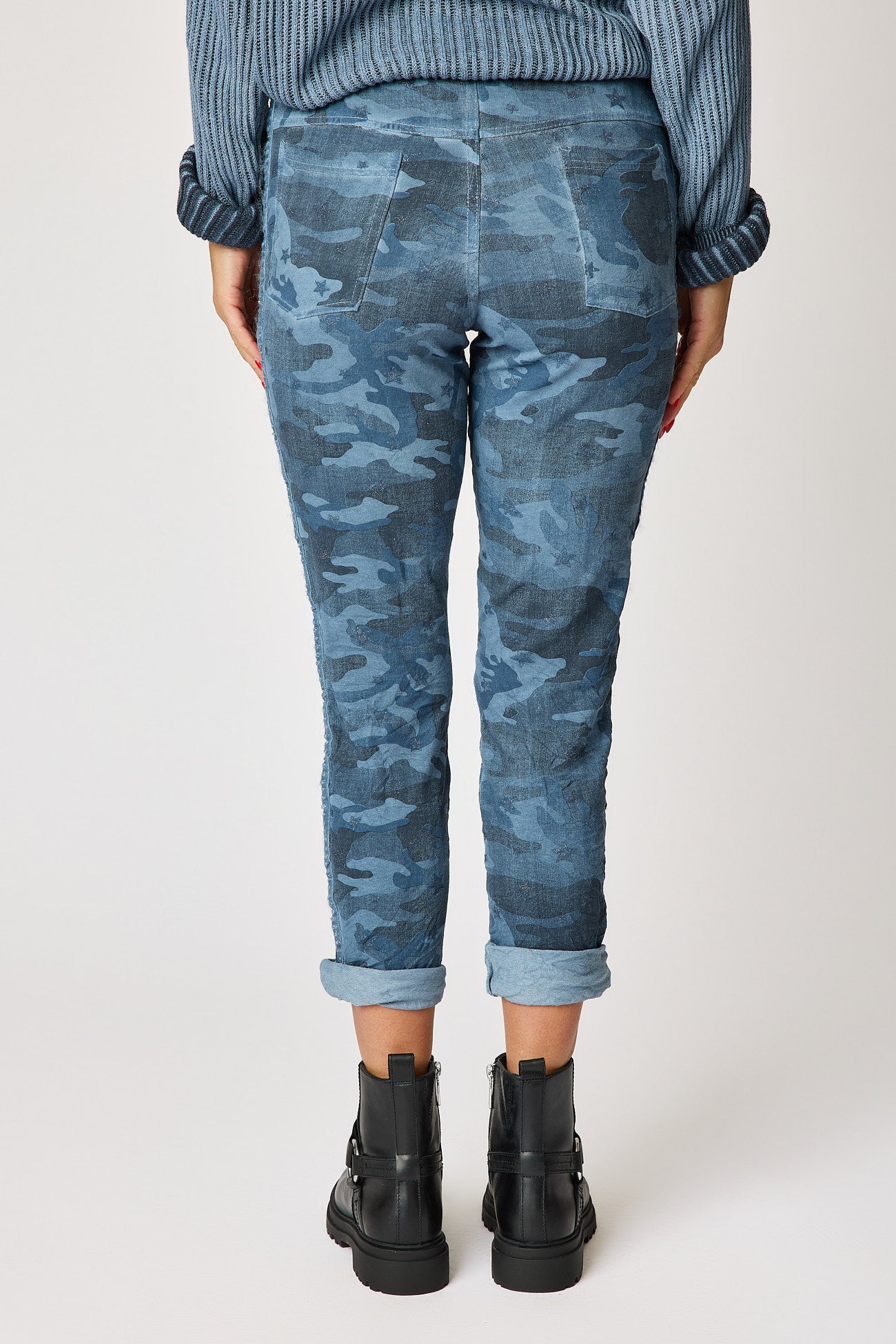 Soft Camo Pants with Mini Stars