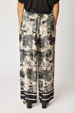 Pajama Style Black with Jungle Pattern