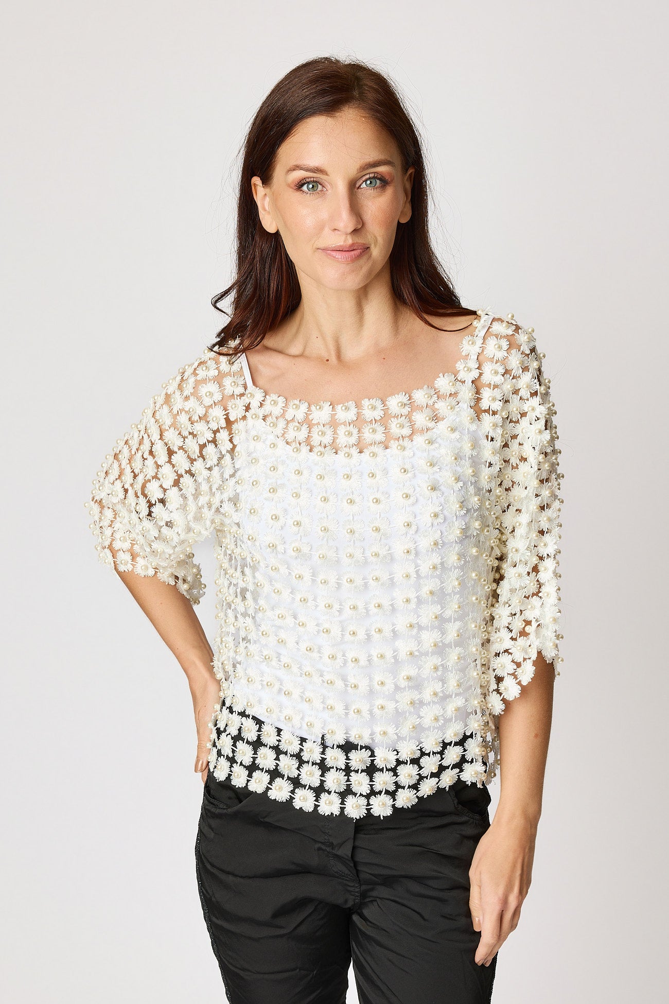 Pearl Accent Top