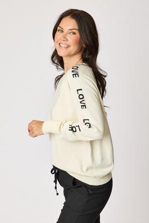 Love Ski Sweater Cream