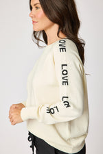 Love Ski Sweater Cream