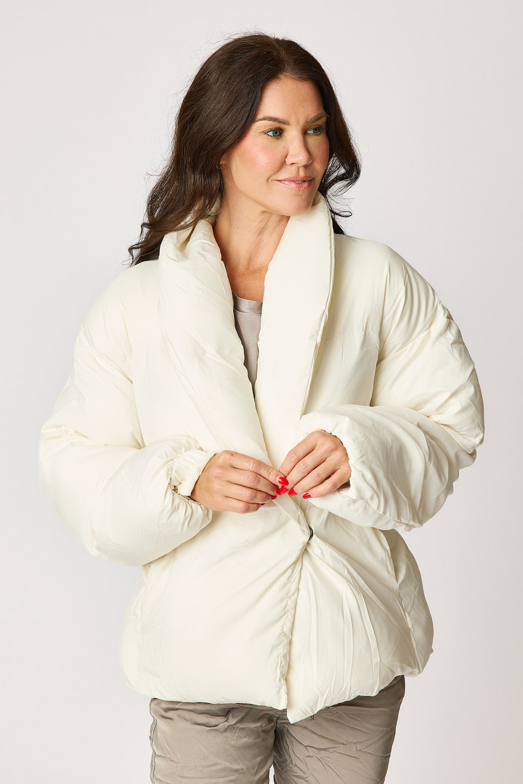 Wrap Puffer Jacket