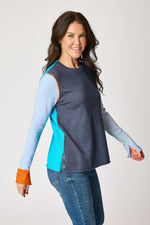 Color Block Stitch Sweater