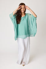 Italian Silk Soft Flowing Top