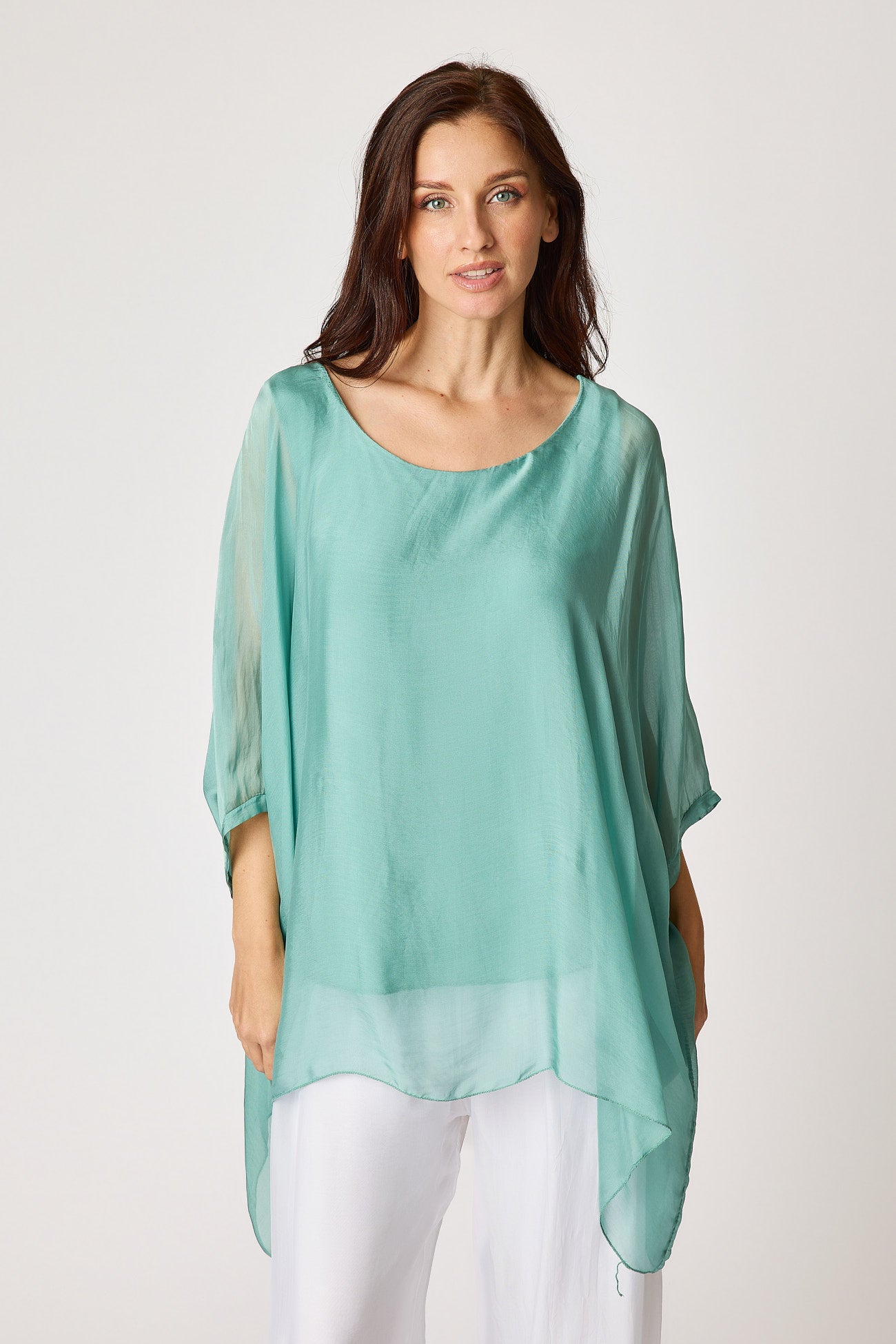 Italian Silk Soft Flowing Top