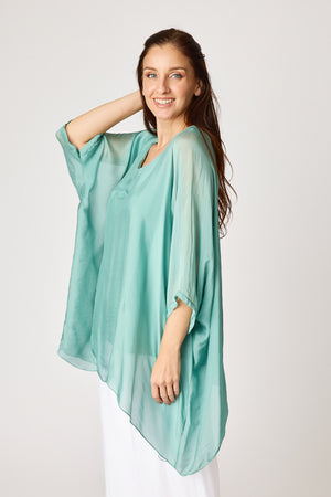 Italian Silk Soft Flowing Top