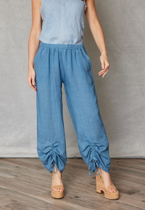 Linen Draw Cord  Botom Pant