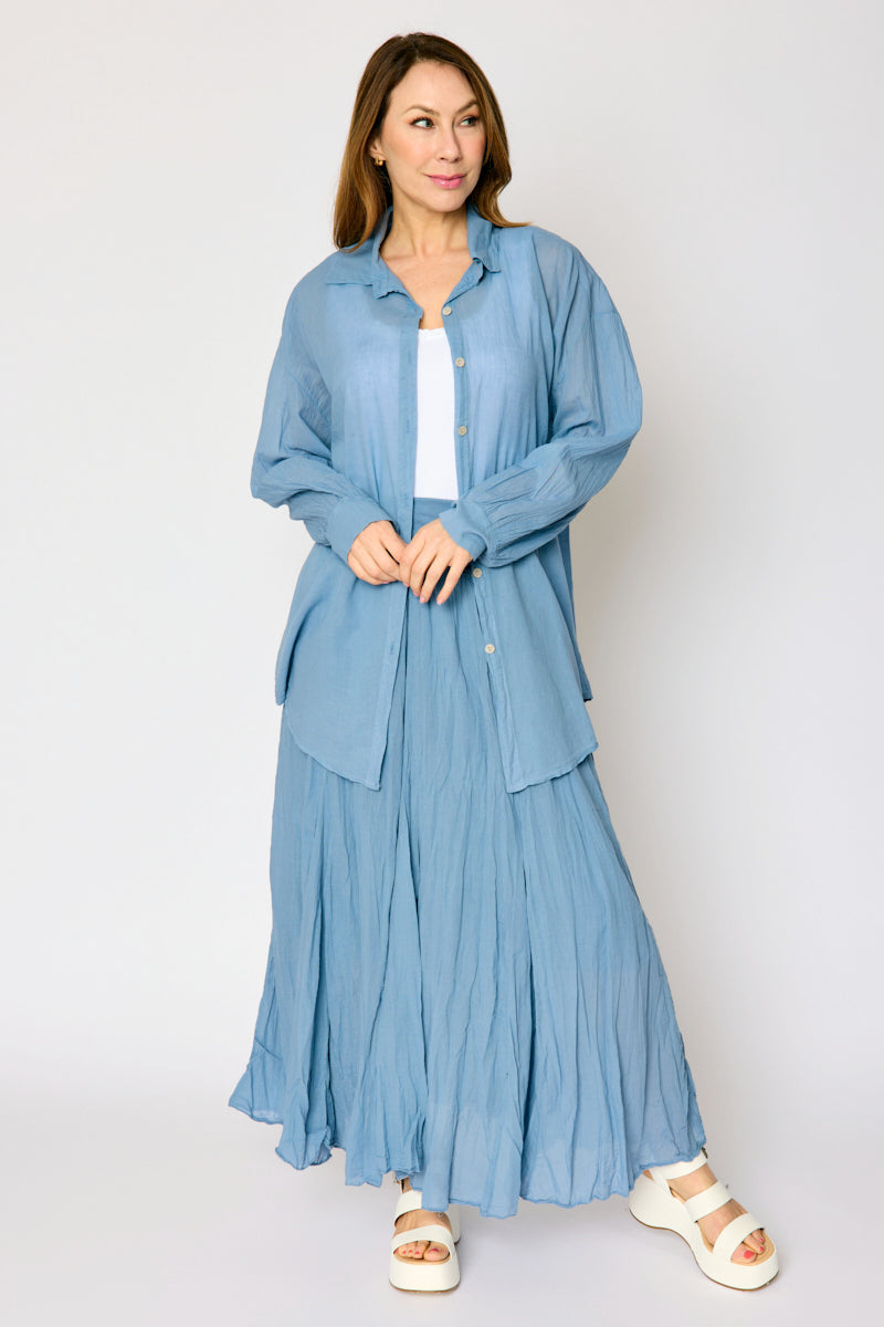 Cotton Voile Blouse (4 Colors)