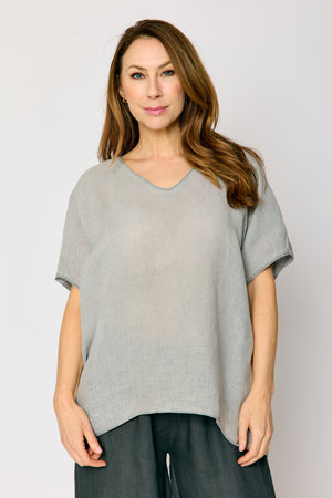 Perfect Linen V-Neck  Tee (7 Colors)