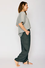 Linen Draw Cord  Botom Pant