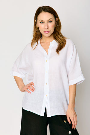 Linen Boyfriend Shirt