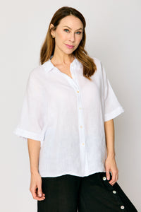 Linen Boyfriend Shirt