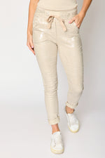 Italian Stretch Silver Pant