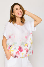 Floral Linen Tee