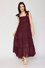 Layered Cotton Voile Dress (2 Colors)