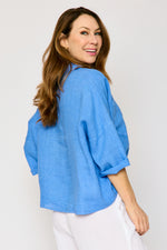 Relaxed Button Up Linen Shirt (4 Colors)