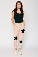 Sequins Star Italian Stretch Pant (2 Colors)