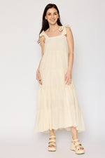 Layered Cotton Voile Dress (2 Colors)