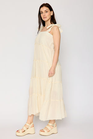 Layered Cotton Voile Dress (2 Colors)