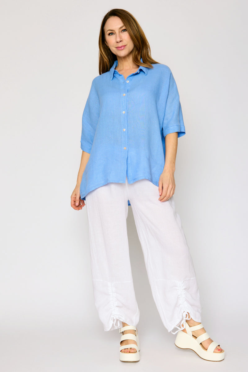 Linen Boyfriend Shirt