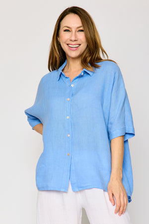 Linen Boyfriend Shirt