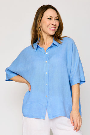 Linen Boyfriend Shirt