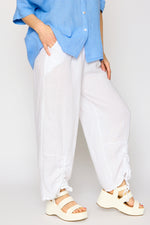 Linen Draw Cord  Botom Pant