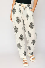 Printed Linen Pant (2 Colors)