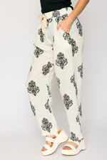 Printed Linen Pant (2 Colors)