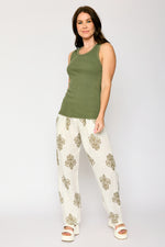 Printed Linen Pant (2 Colors)