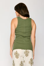 Gold Braid Rib Tank (4 Colors)