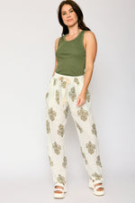 Printed Linen Pant (2 Colors)