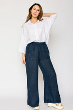 Linen Pinstripe Pant