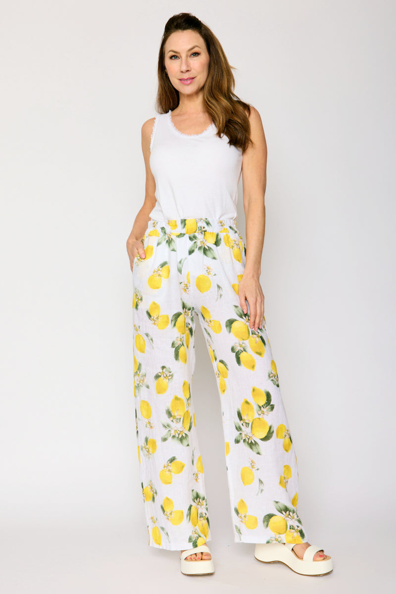 Linen Lemon Pant