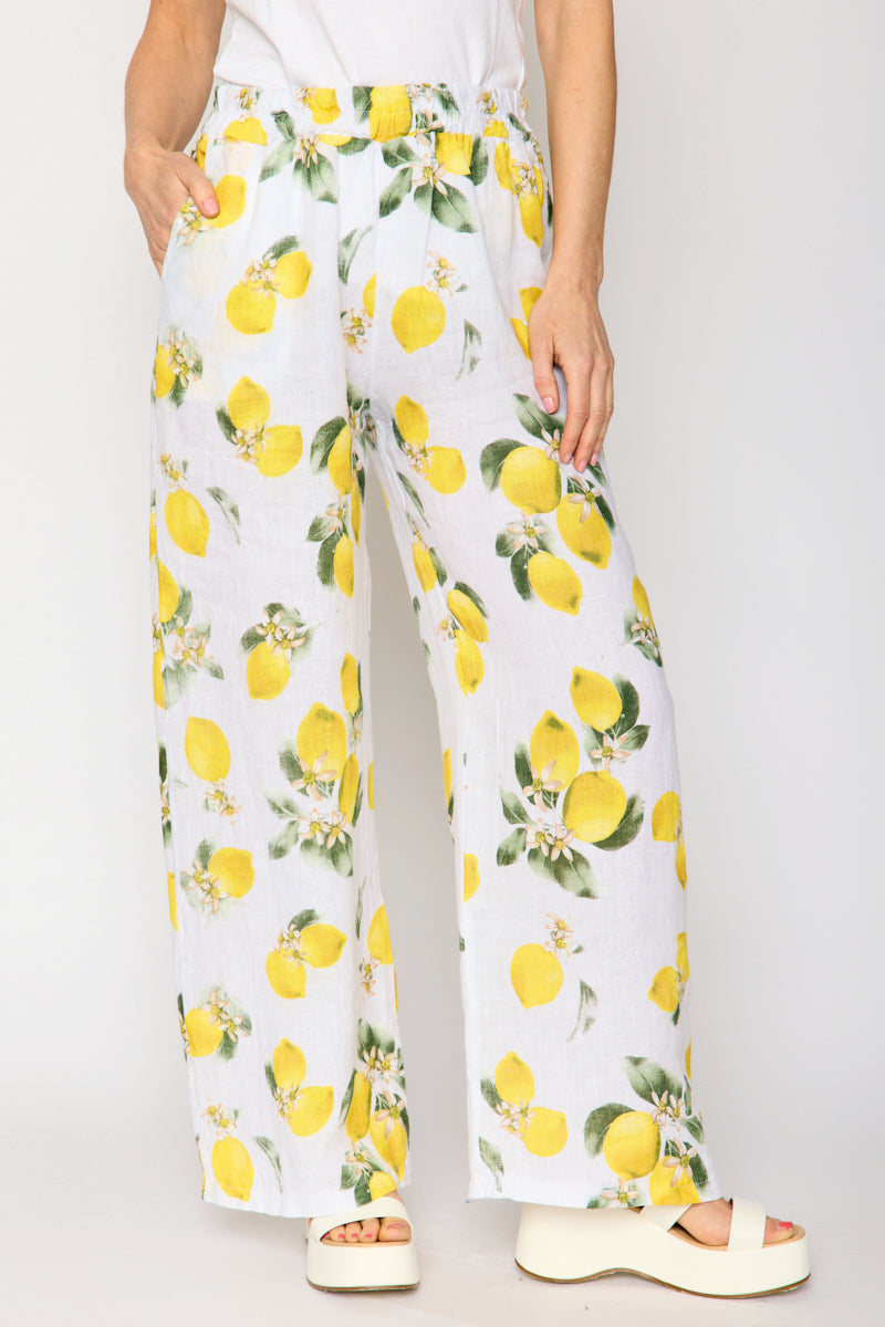 Linen Lemon Pant