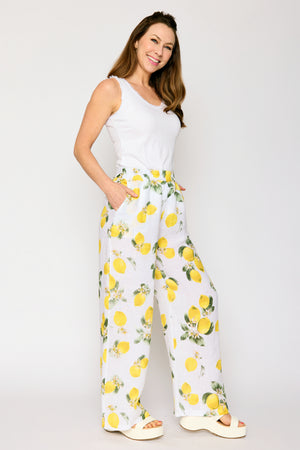 Linen Lemon Pant