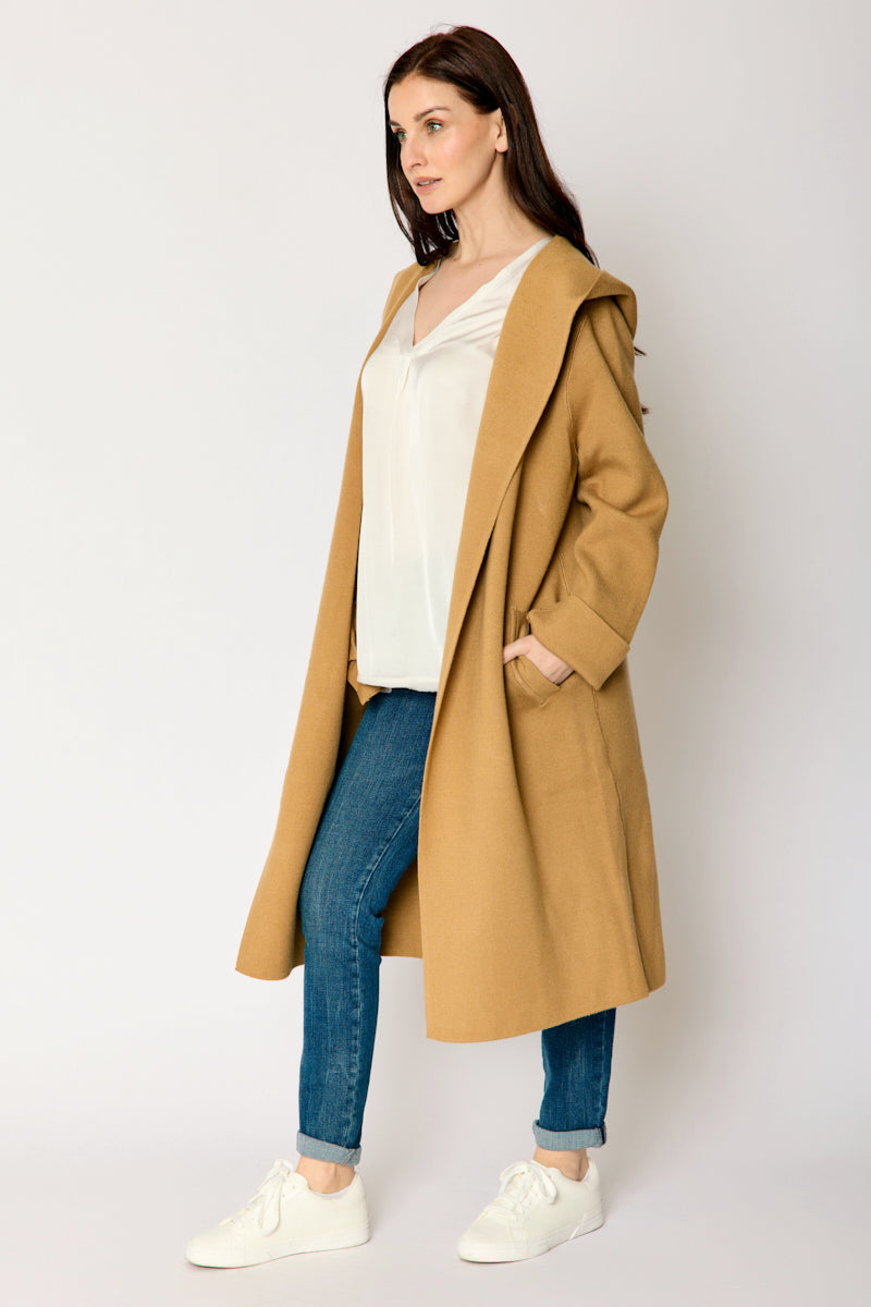 Hooded Sweater Coat