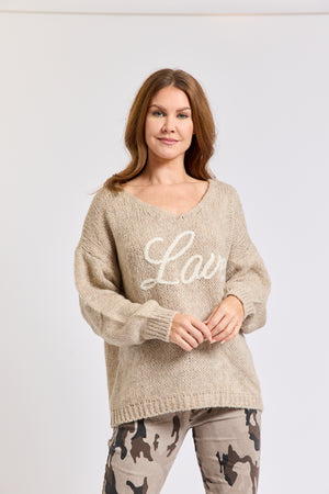 Cable Knit Love Sweater